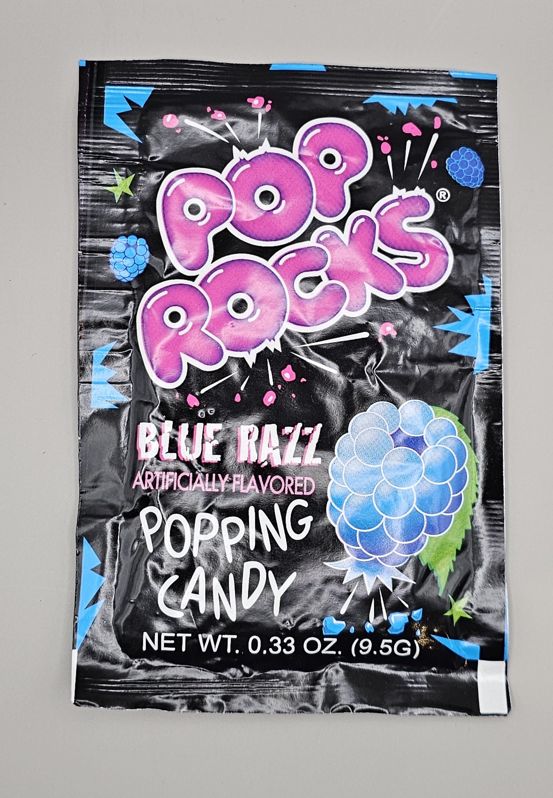 Blue razz pop rocks.