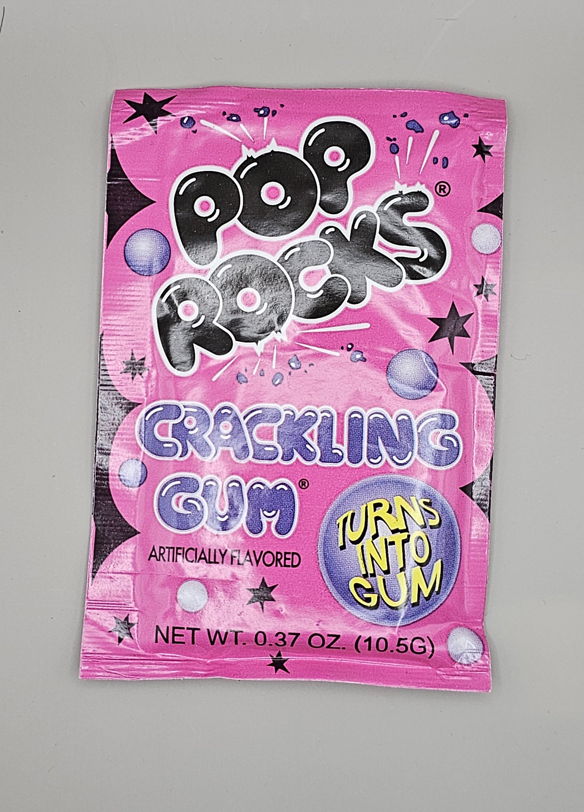 Bubble gum pop rocks.